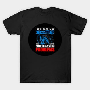 Black Panther Art - Fishing Tagline 1 T-Shirt